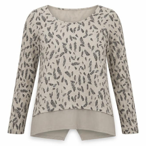 M&Co Womens Brown Geometric Knit Pullover Jumper Size 10