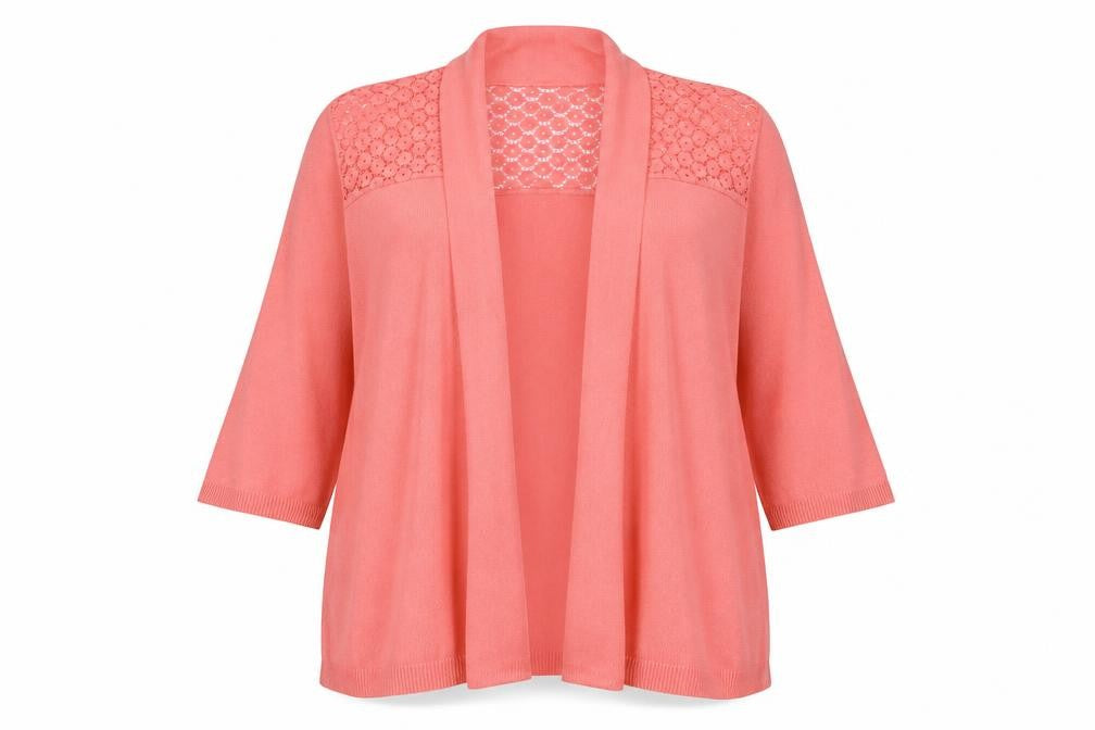 Anthology Womens Pink  Knit Cardigan Jumper Size 14