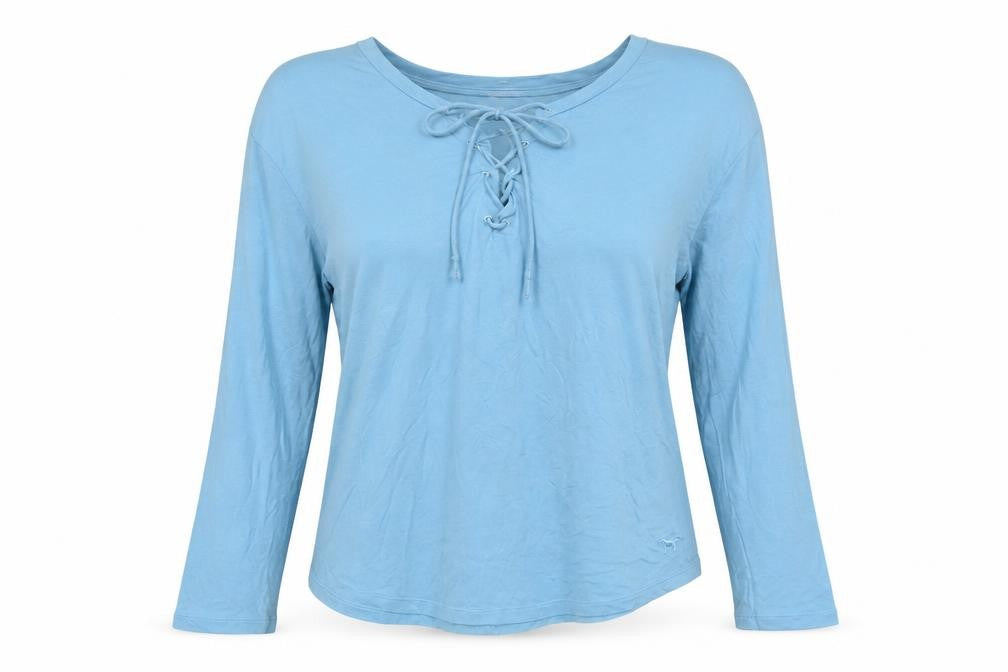 PINK Womens Blue   Basic T-Shirt Size S