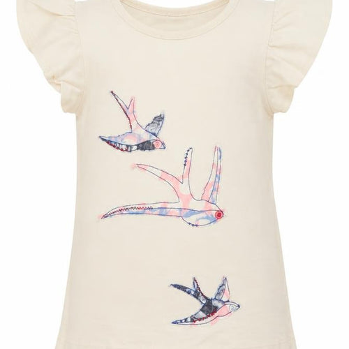 Store Twenty One Girls Ivory   Basic T-Shirt Size 3-4 Years
