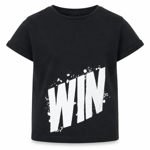 George Boys Black   Basic T-Shirt Size 5-6 Years  - Win