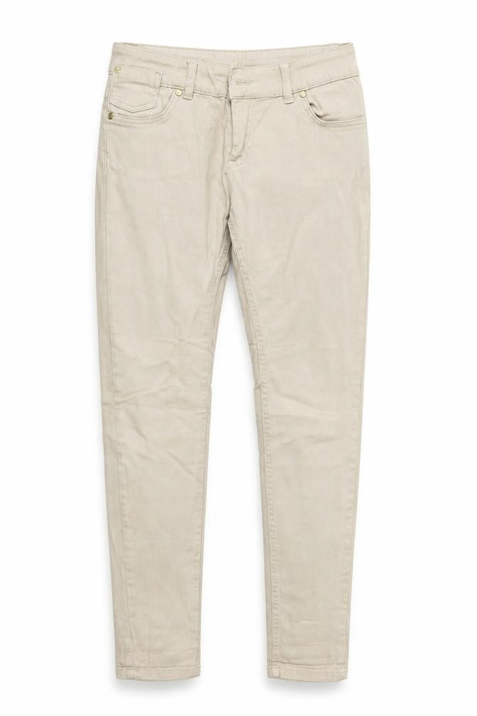Denim & Co. Womens Beige   Straight Jeans Size 10 L30 in