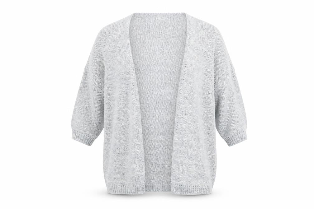 Dorothy Perkins Womens Grey  Knit Cardigan Jumper Size S