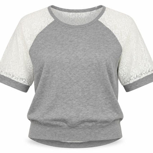Papaya Womens Grey   Pullover Sweatshirt Size 12
