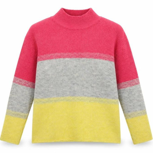 M&Co Womens Multicoloured  Knit Pullover Jumper Size 12