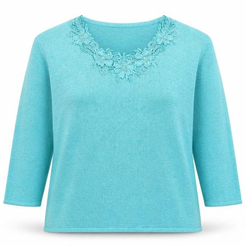 Preworn Womens Blue  Knit Pullover Jumper Size L
