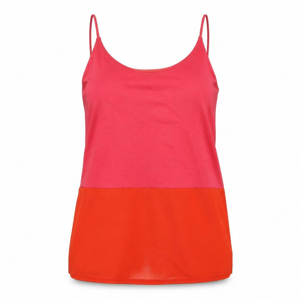 Topshop Womens Multicoloured   Basic Tank Size 10