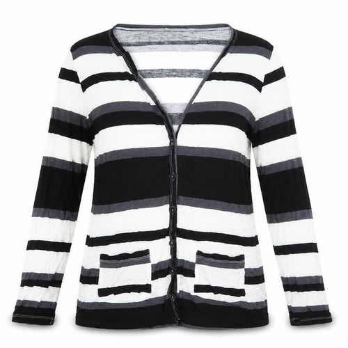 Be you Womens Black Polka Dot  Cardigan Jumper Size 14