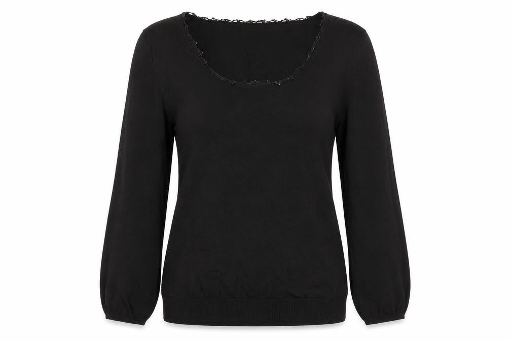proportion Womens Black   Basic Blouse Size S