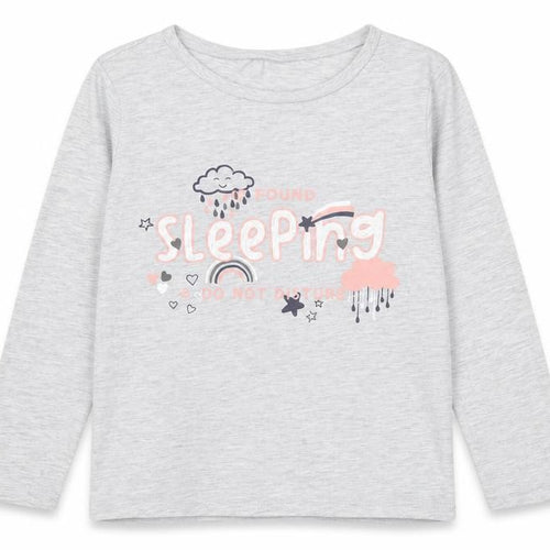 George Girls Grey   Basic T-Shirt Size 6-7 Years
