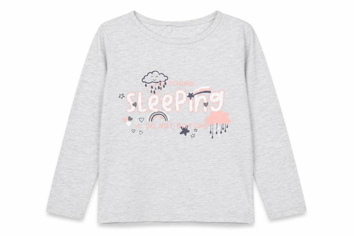 George Girls Grey   Basic T-Shirt Size 6-7 Years
