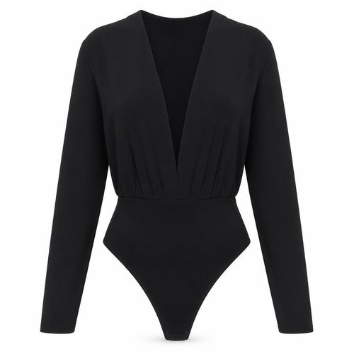 New Look Womens Black   Leotard One-Piece Size 8