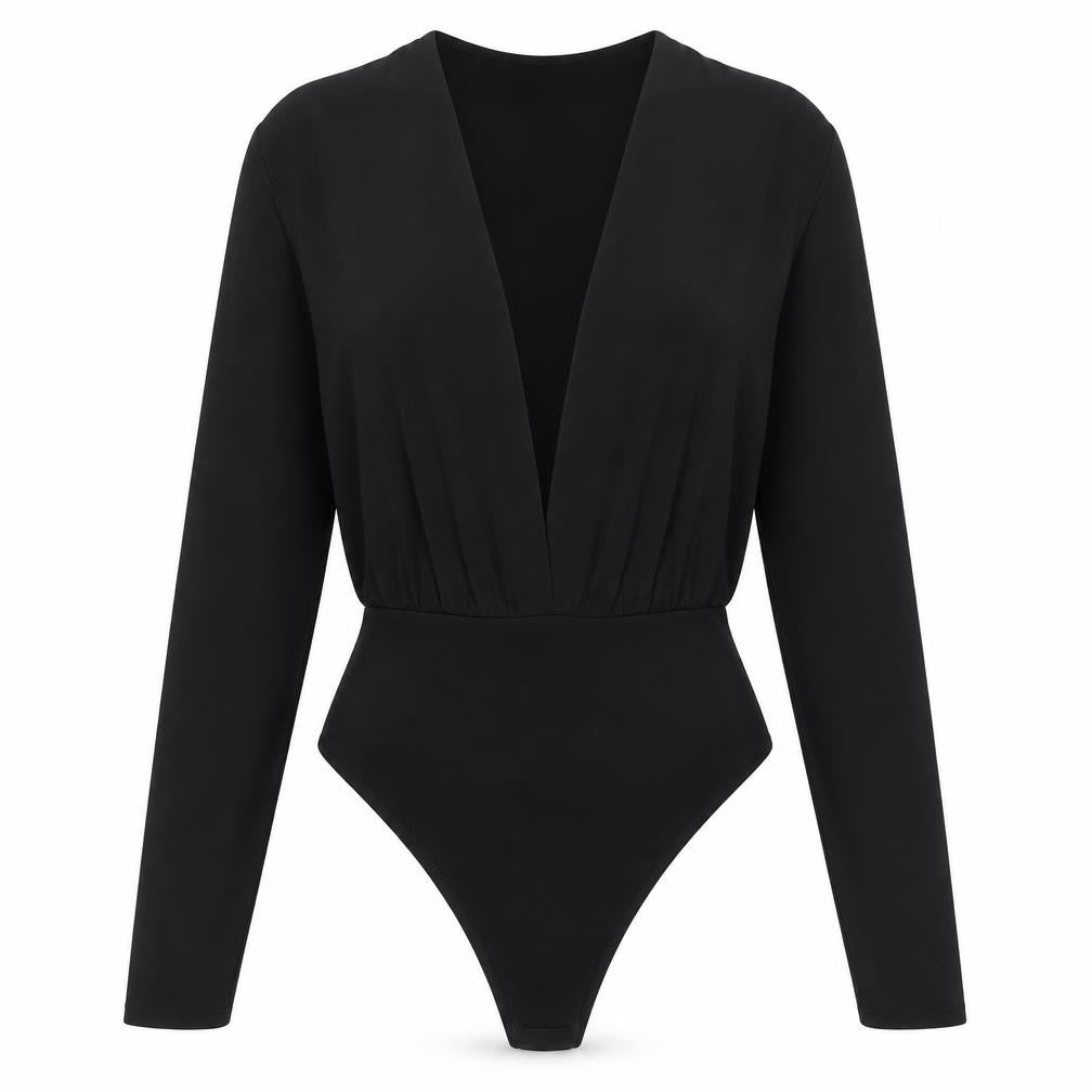 New Look Womens Black   Leotard One-Piece Size 8