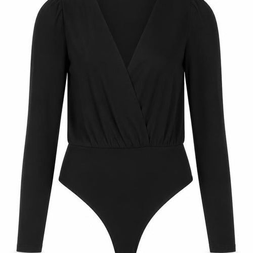 New Look Womens Black   Leotard One-Piece Size 8