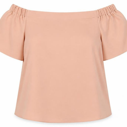 F&F Womens Beige   Basic Blouse Size 12