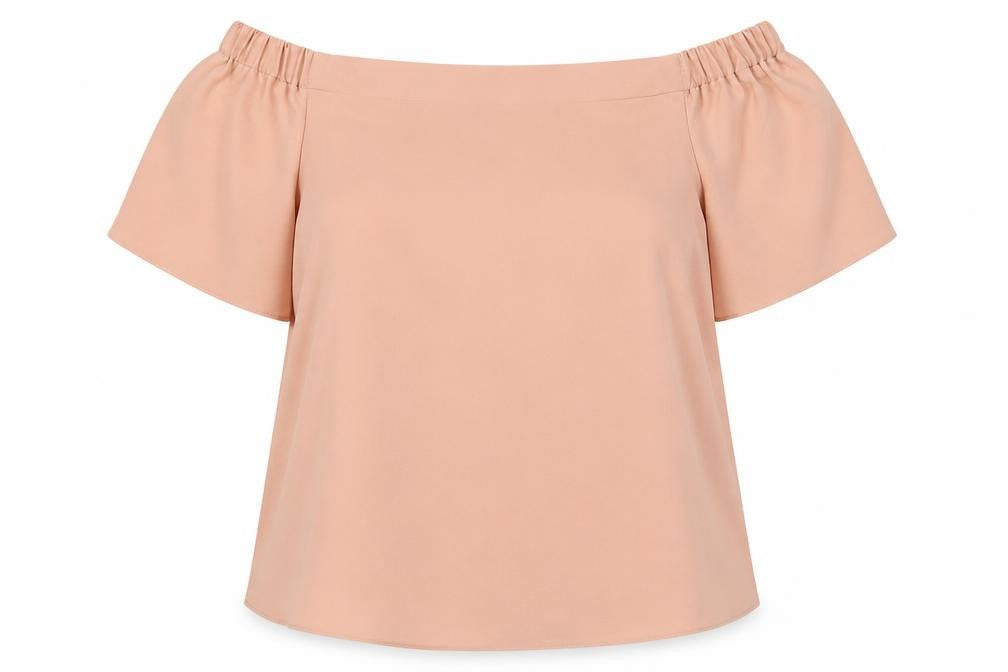 F&F Womens Beige   Basic Blouse Size 12