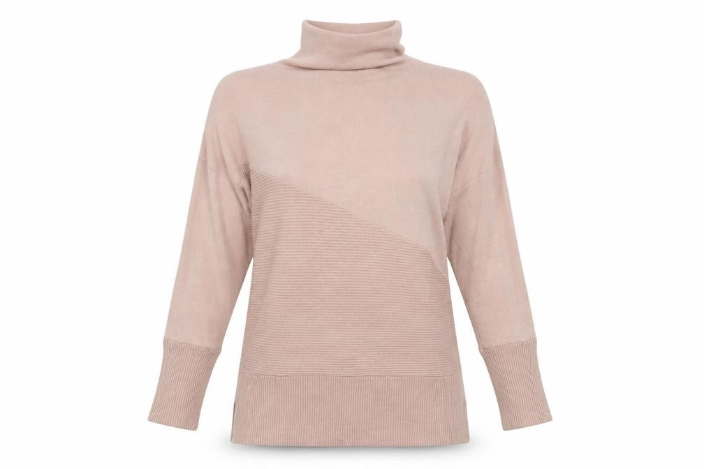 George Womens Pink Striped Knit Pullover Jumper Size M