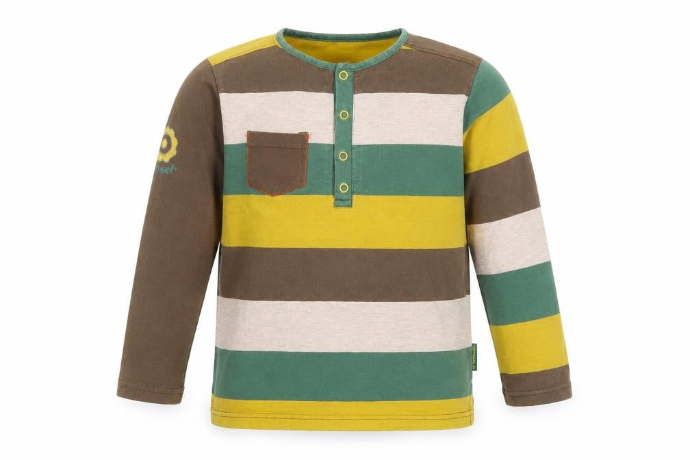Cocco Drillo Boys Green Striped  Basic Casual Size 5 Years