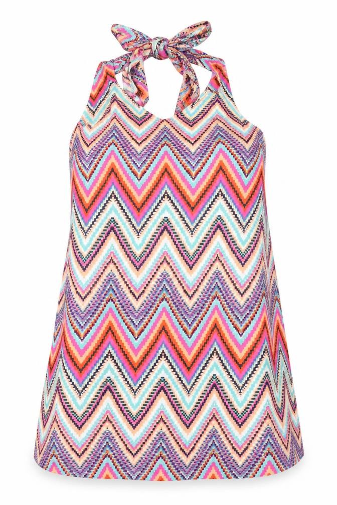 Very Womens Pink Herringbone  Basic Blouse Size 10