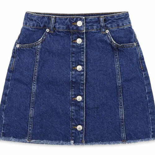 Topshop Womens Blue   A-Line Skirt Size 8