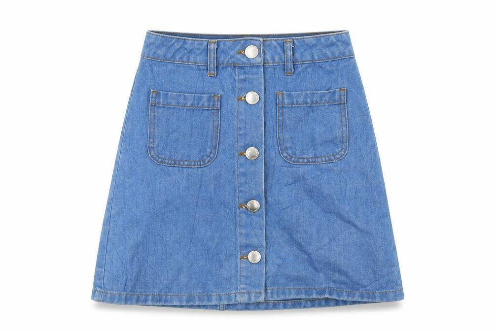 Miss Selfridge Womens Blue   A-Line Skirt Size 6