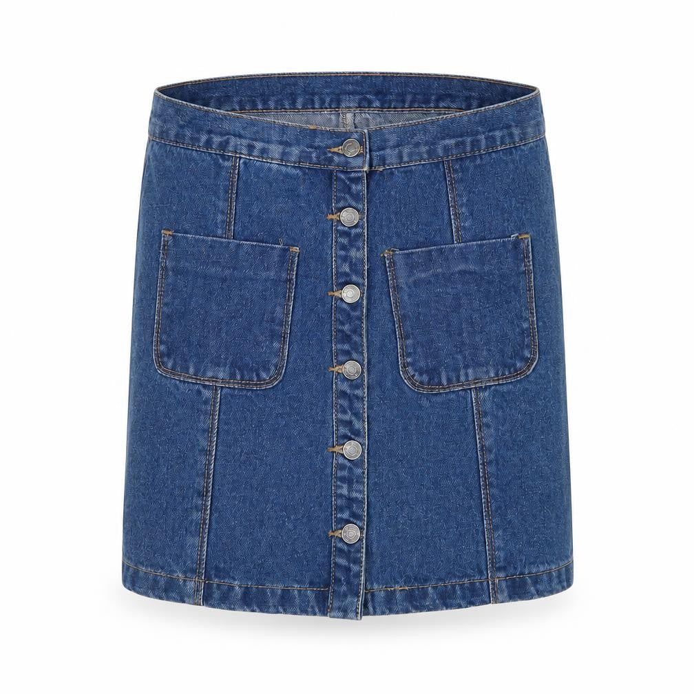 The Rockin Rev Womens Blue   A-Line Skirt Size 10