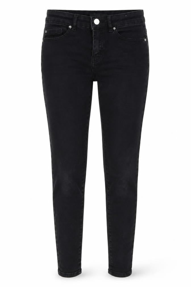 DENIMCO Womens Black   Skinny Jeans Size 12 L25 in