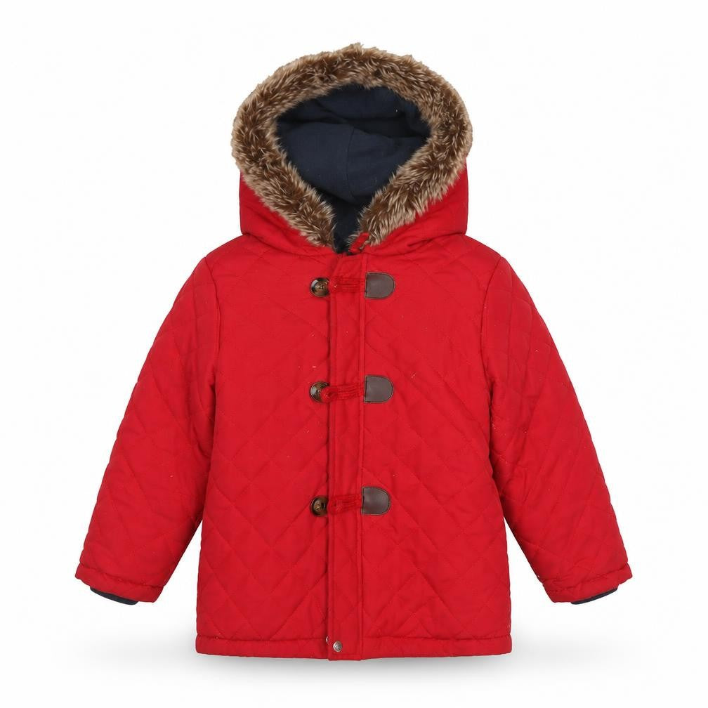 George Girls Red   Parka Coat Size S