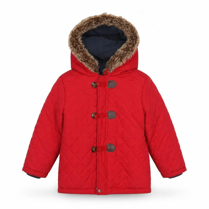George Girls Red Parka Coat Size S