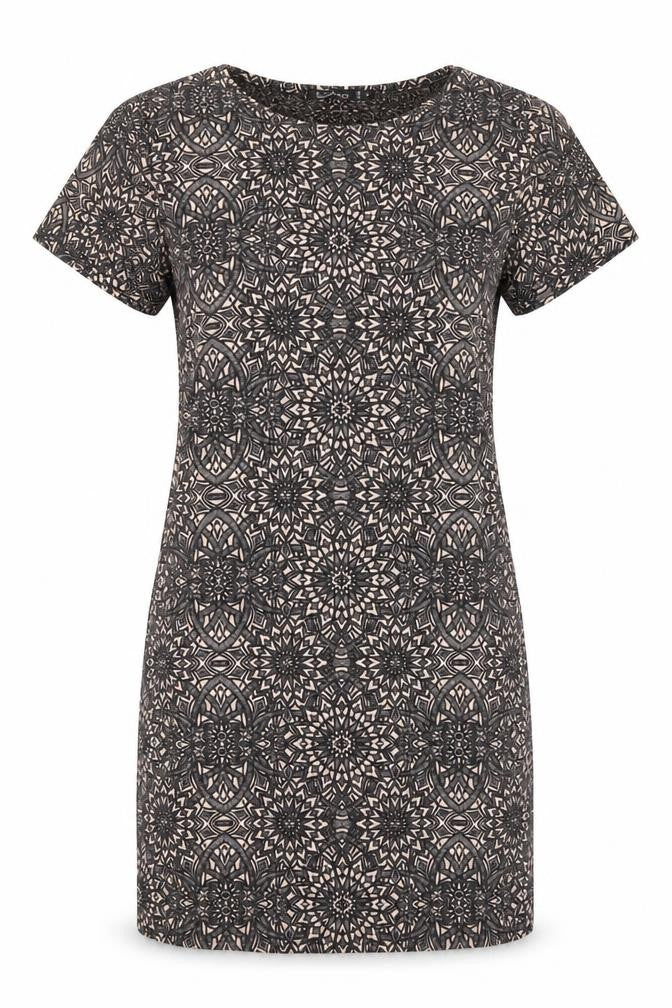 Boohoo Womens Brown Floral  Mini  Size M