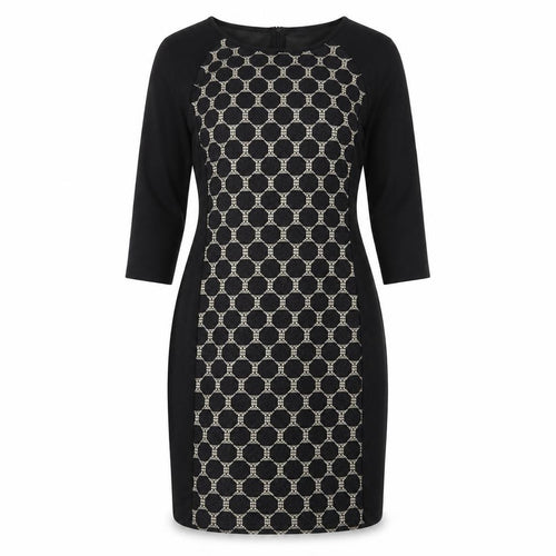 La Redoute Womens Black Polka Dot  Bodycon  Size 14