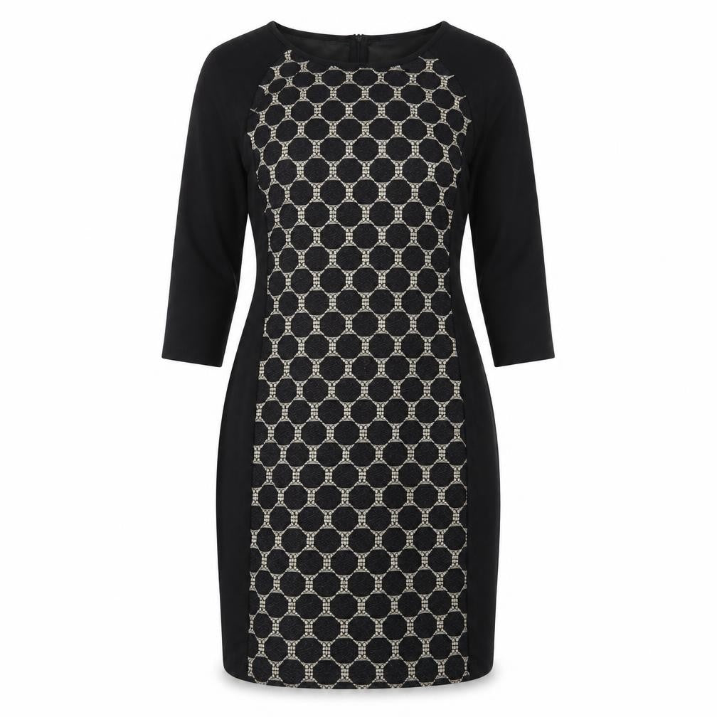 La Redoute Womens Black Polka Dot  Bodycon  Size 14