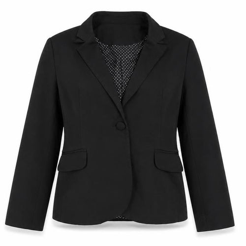 Preworn Womens Black   Jacket Suit Jacket Size L