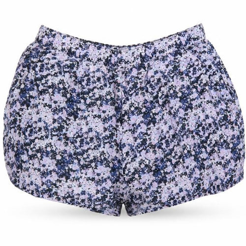 Divided by H&M Womens Blue Floral  Hot Pants Shorts Size 10