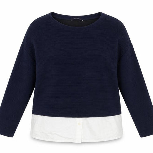Violeta Womens Blue   Pullover Jumper Size L