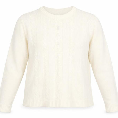 BM Womens Ivory   Pullover Jumper Size M
