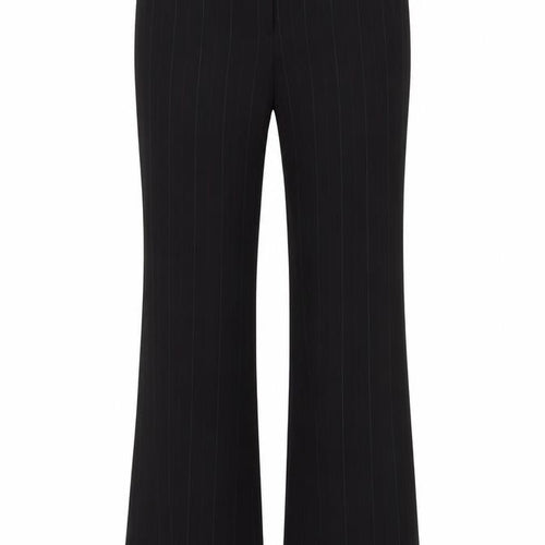 Liquid Womens Black Striped  Trousers  Size 34 in L29 in - Bootcut