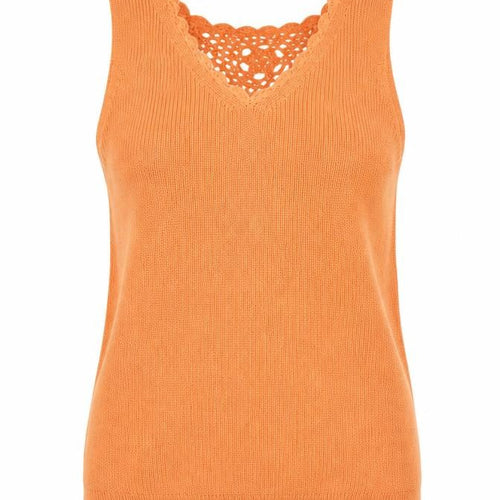 Dorothy Perkins Womens Orange   Vest Jumper Size 8