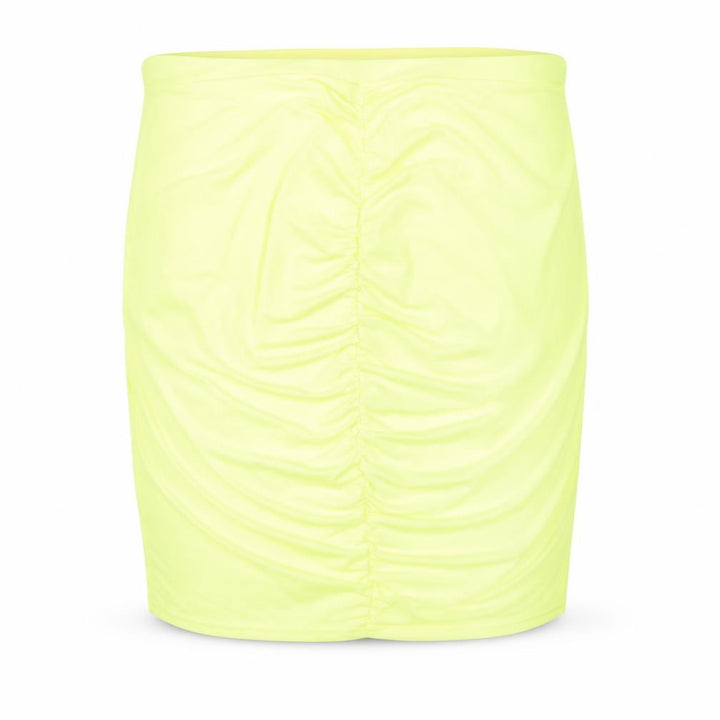 Boohoo Womens Yellow   Straight & Pencil Skirt Size 26  - Neon