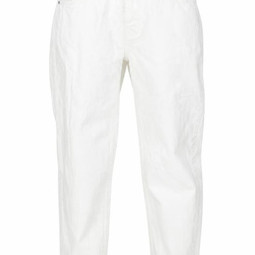 Preworn Womens White  Denim Straight Jeans Size 12 L25 in