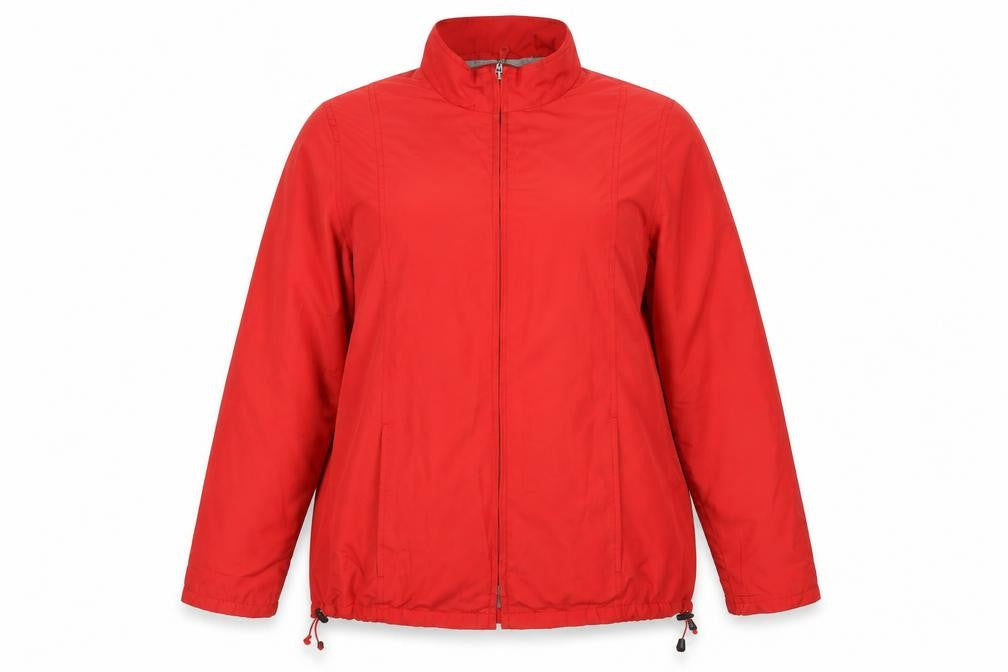 Preworn Womens Red   Windbreaker Coat Size 14