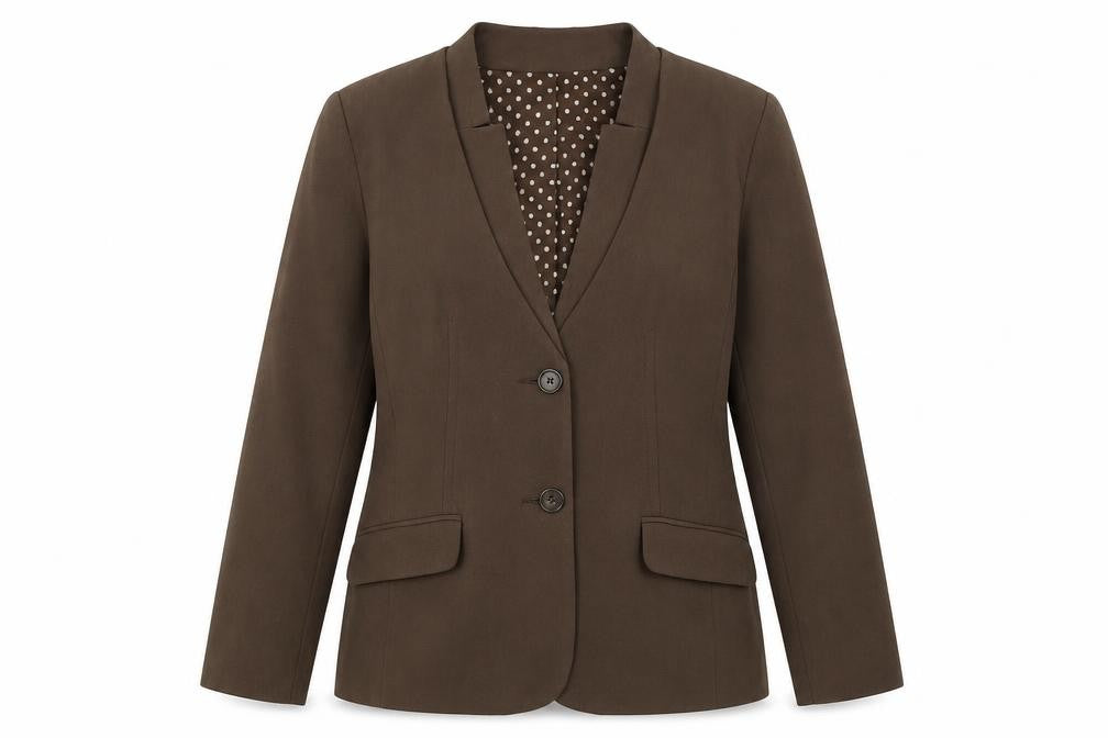 Wardrobe Womens Brown   Jacket Suit Jacket Size 14