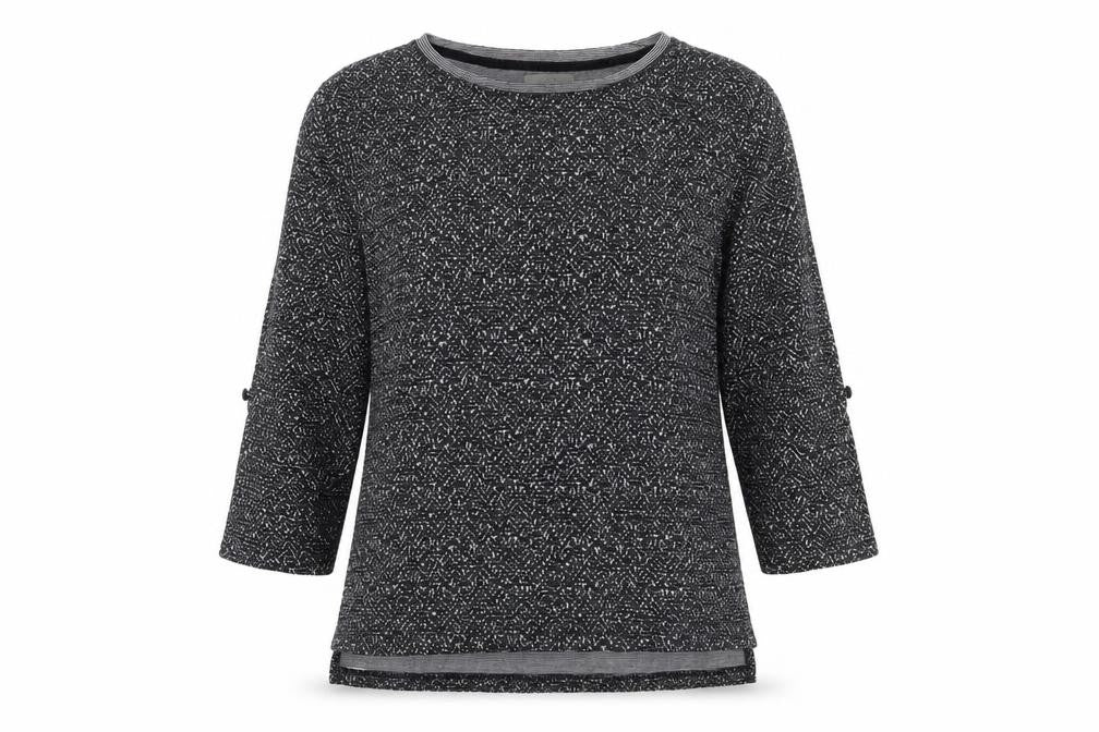 Papaya Womens Black  Knit Pullover Jumper Size 12