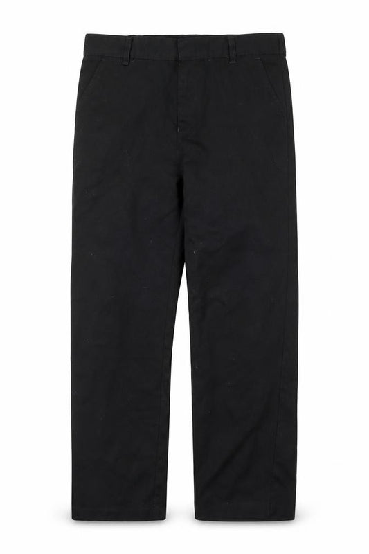 Front view of F&F boys’ black dress pants trousers, size 9-10, years