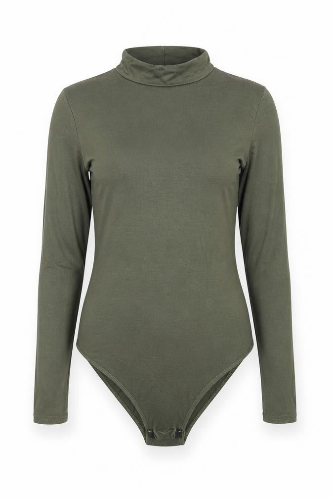 Boohoo Womens Green   Bodysuit One-Piece Size 6