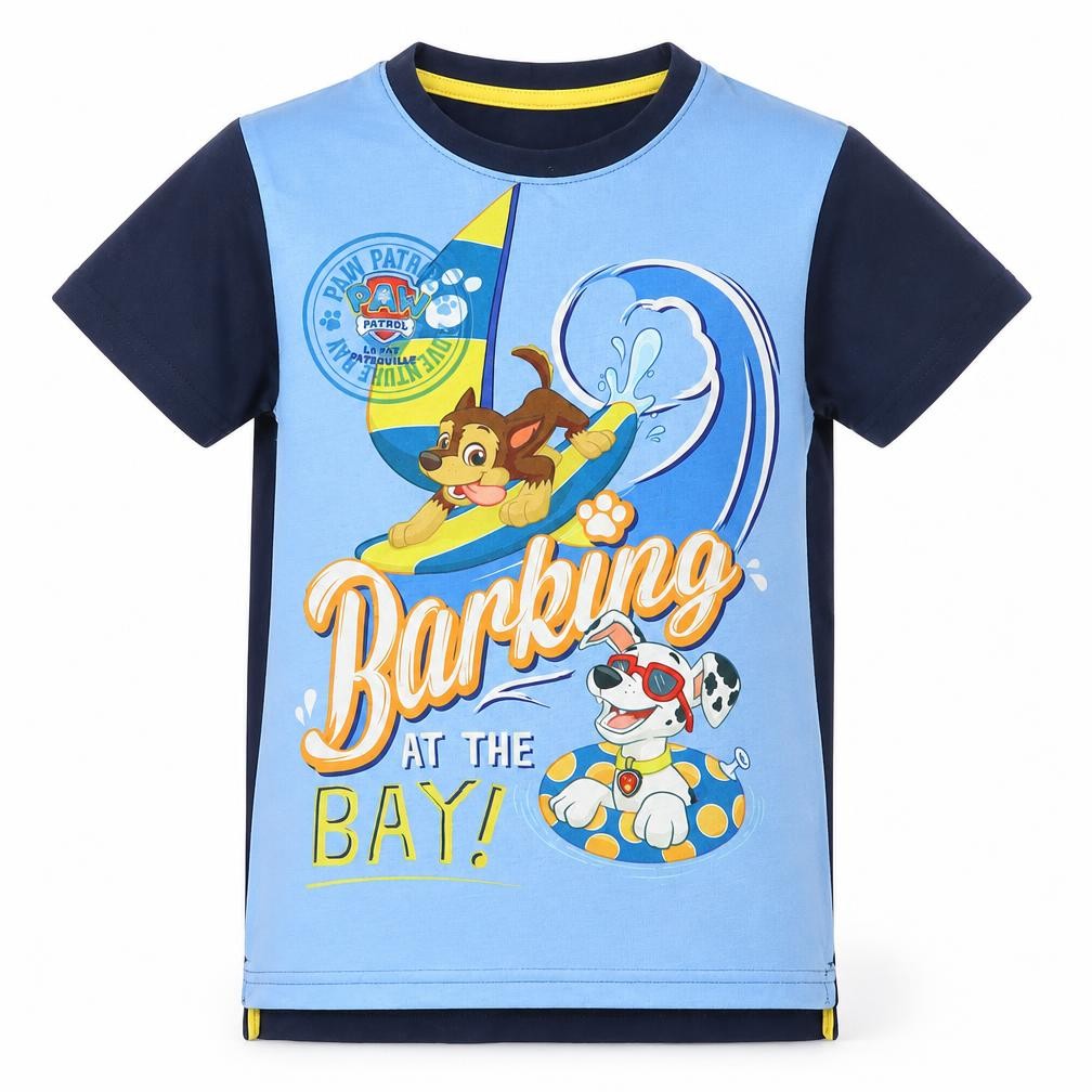 TVMania Boys Blue   Basic T-Shirt Size 6 Years  - Paw Patrol