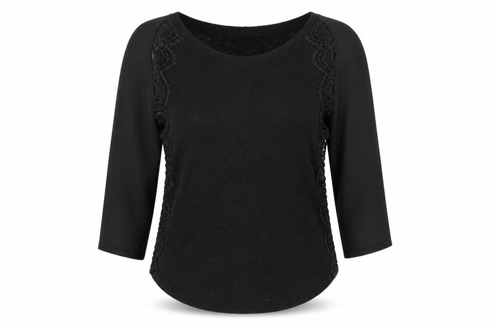 Pins & Needles Womens Black  Knit Pullover Jumper Size M