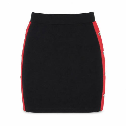 Prague Womens Black  Jersey Straight & Pencil Skirt Size 8