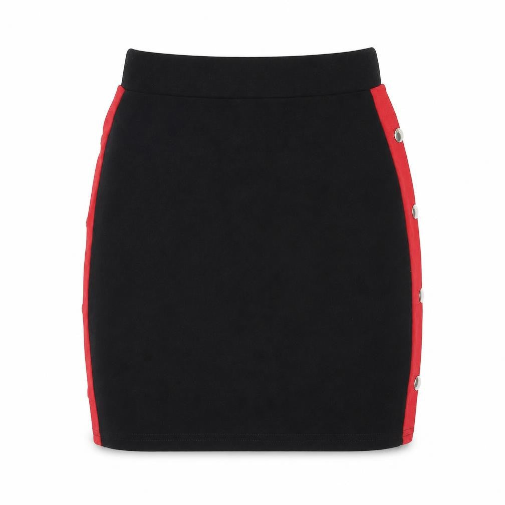 Prague Womens Black  Jersey Straight & Pencil Skirt Size 8