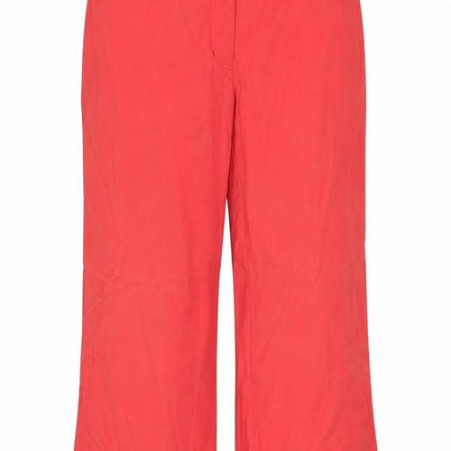 h&b Womens Red   Trousers  Size 12 L25 in